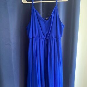 Torrid Royal Blue Maxi Dress